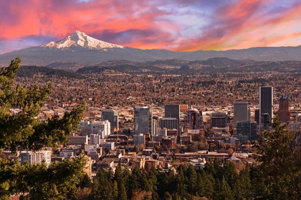 Portland area view