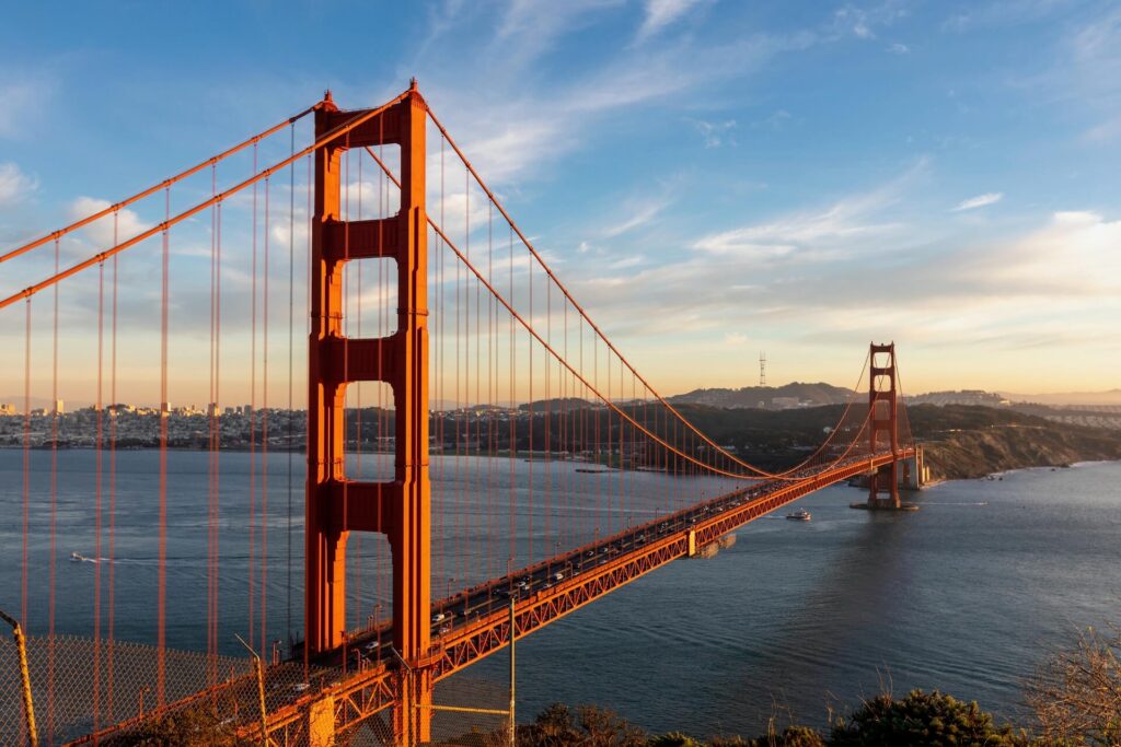 The Golden Gate Bridge 