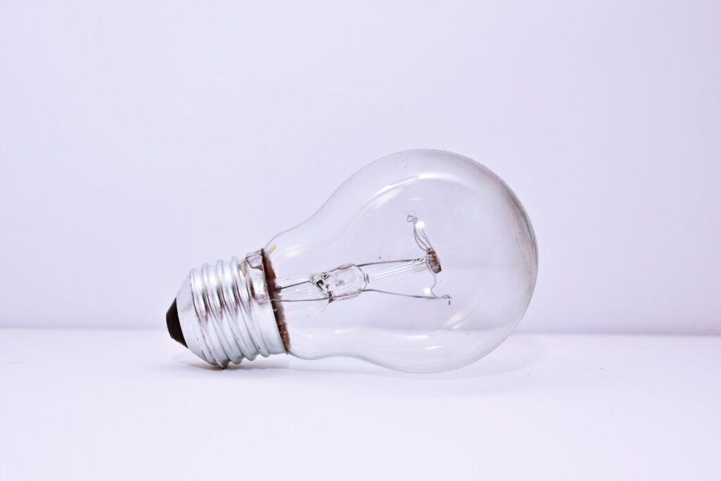 A light bulb